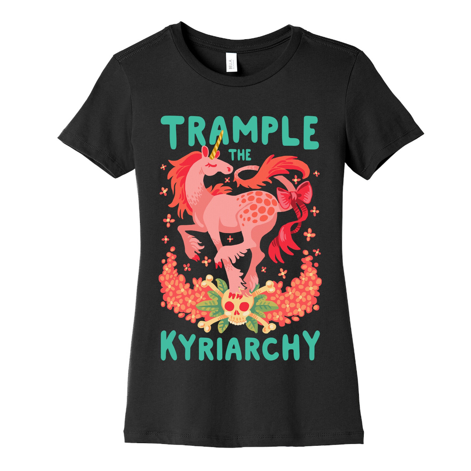 Trample the Kyriarchy Women's Cotton Tee